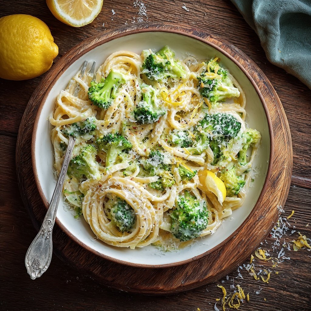Brokkoli Pasta Mit Zitronen Sauce