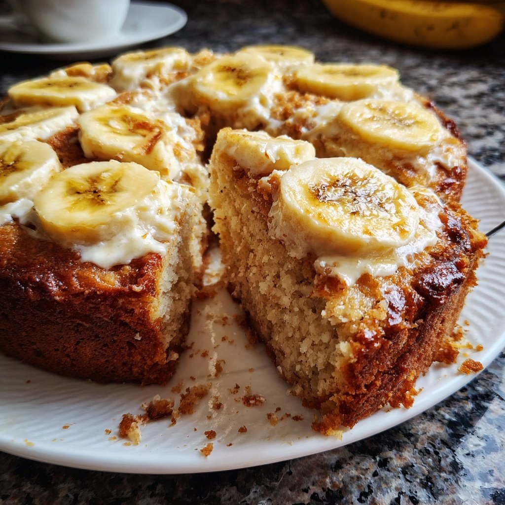 Bananenkuchen mit Joghurt