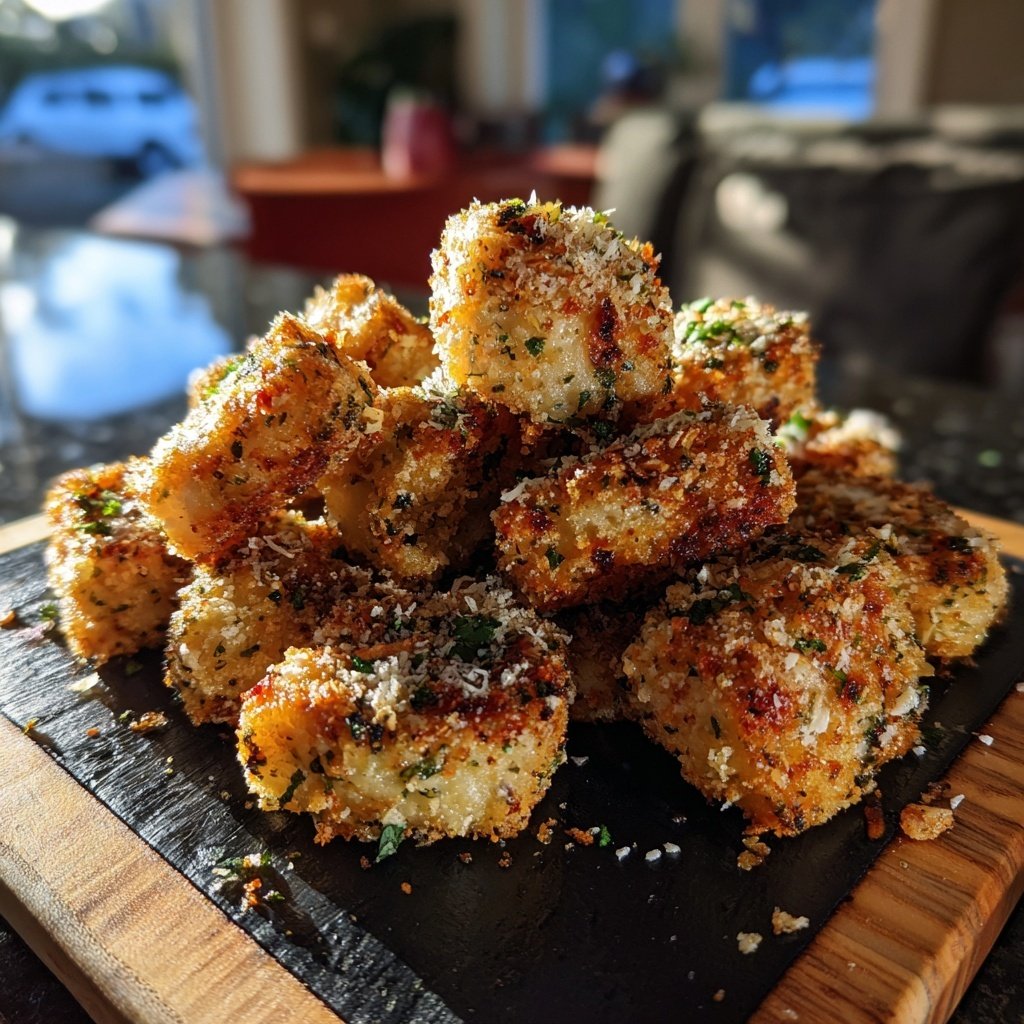 Blumenkohl Parmesan Nuggets
