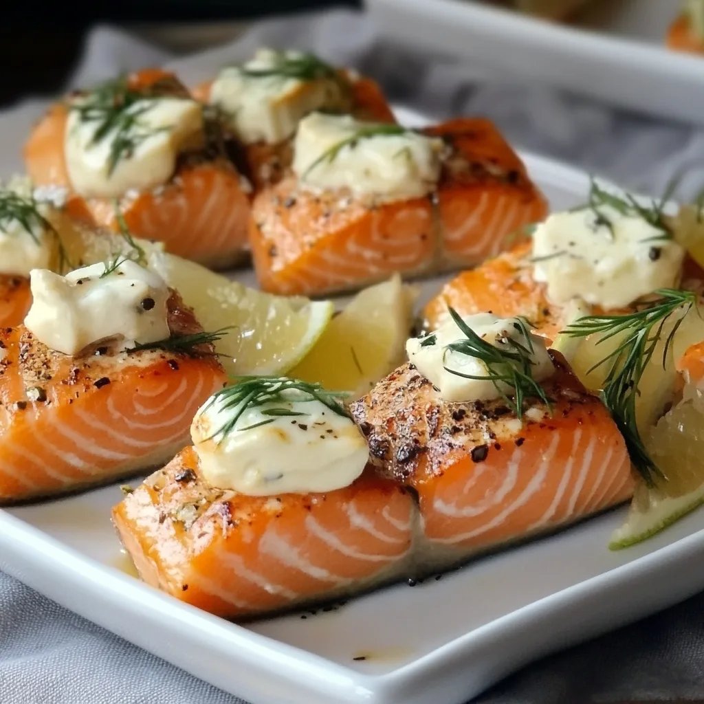Gurken-Lachs-Häppchen mit Frischkäse