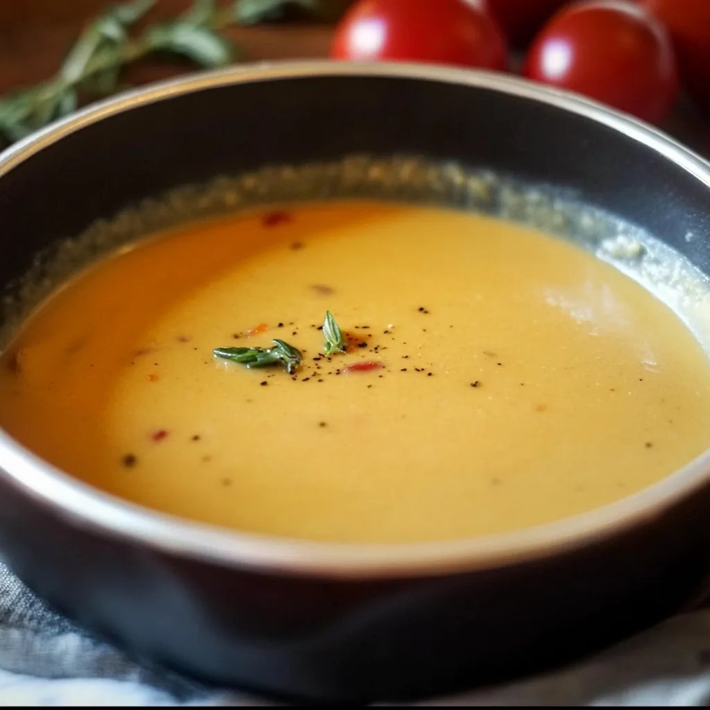 Maronensuppe mit frischem Rosmarin