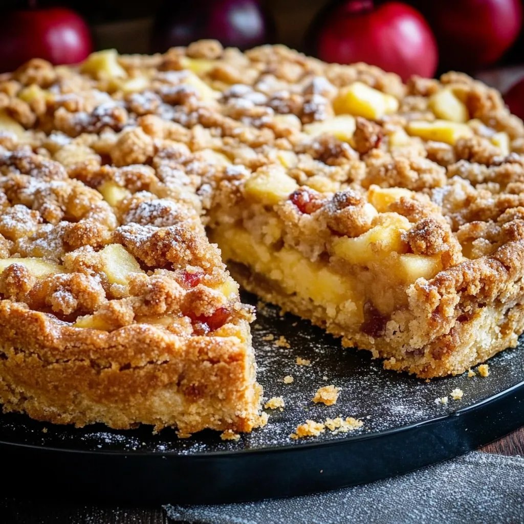 Omas Apfelkuchen mit Streusel