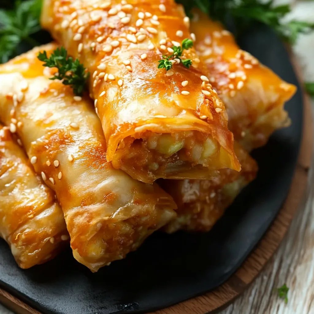 Vegetarische Kohlrouladen