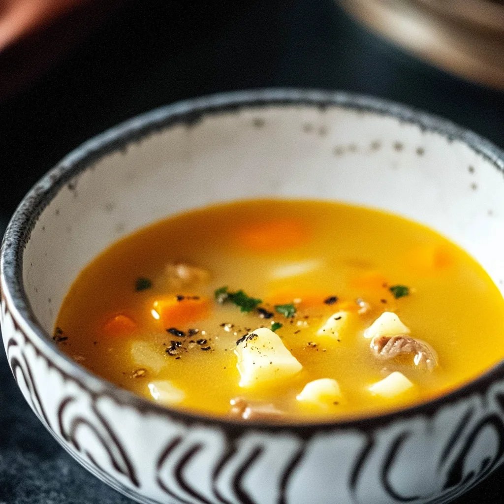 Kürbissuppe mit Ingweraroma