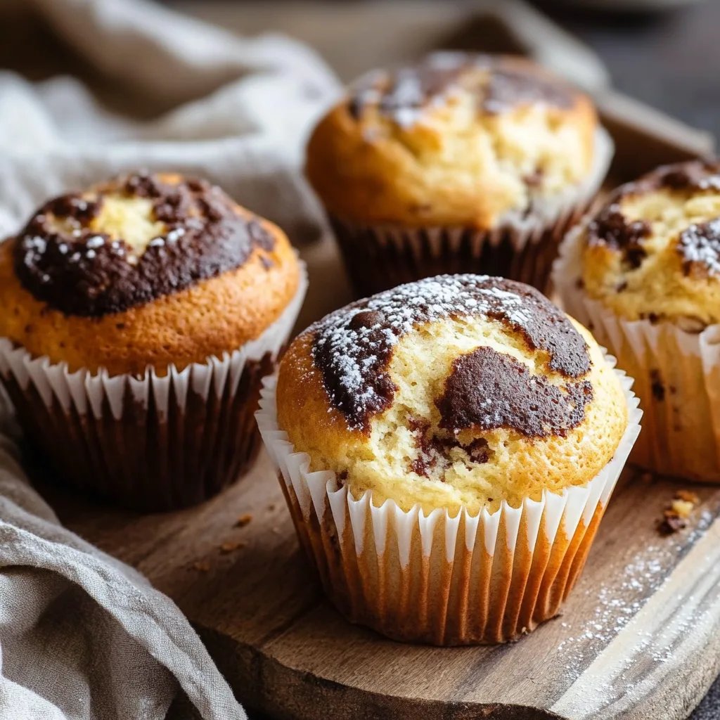 Marmormuffins mit Joghurt