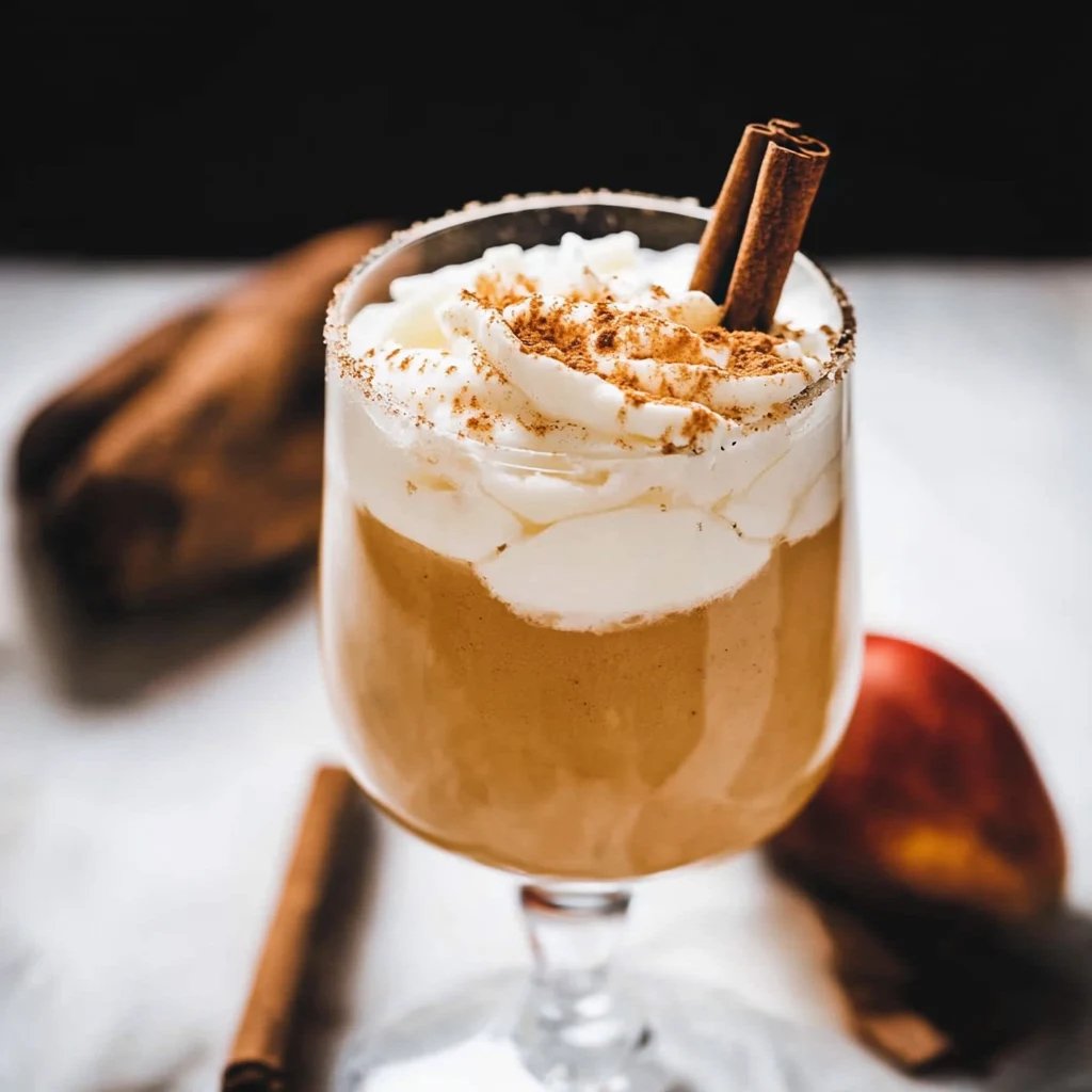 Heißer Apfelpunsch mit Likör