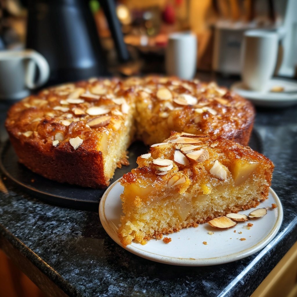 Karottenkuchen Mit Apfel Und Mandeln