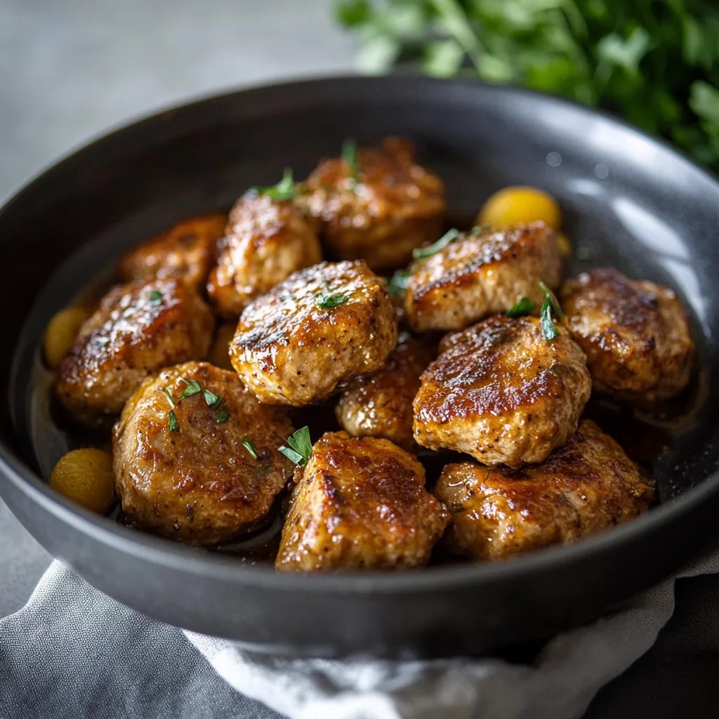 Hackbällchen im Ofen