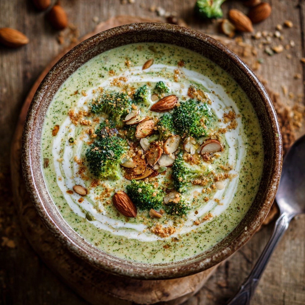 Brokkoli Suppe Mit Mandelmus