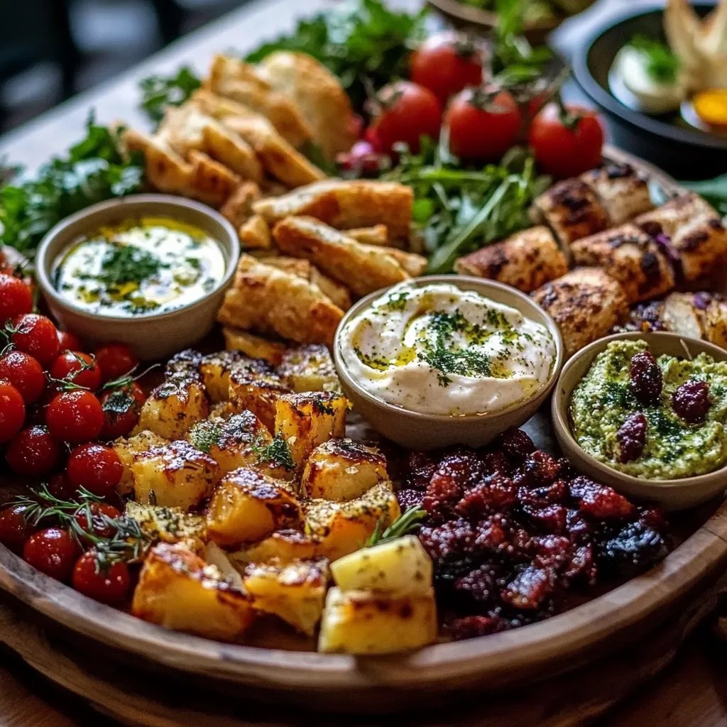 Mittelmeer Mezze Tapas Platte