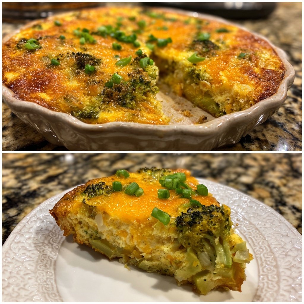 Brokkoli Auflauf Mit Frühlingszwiebeln