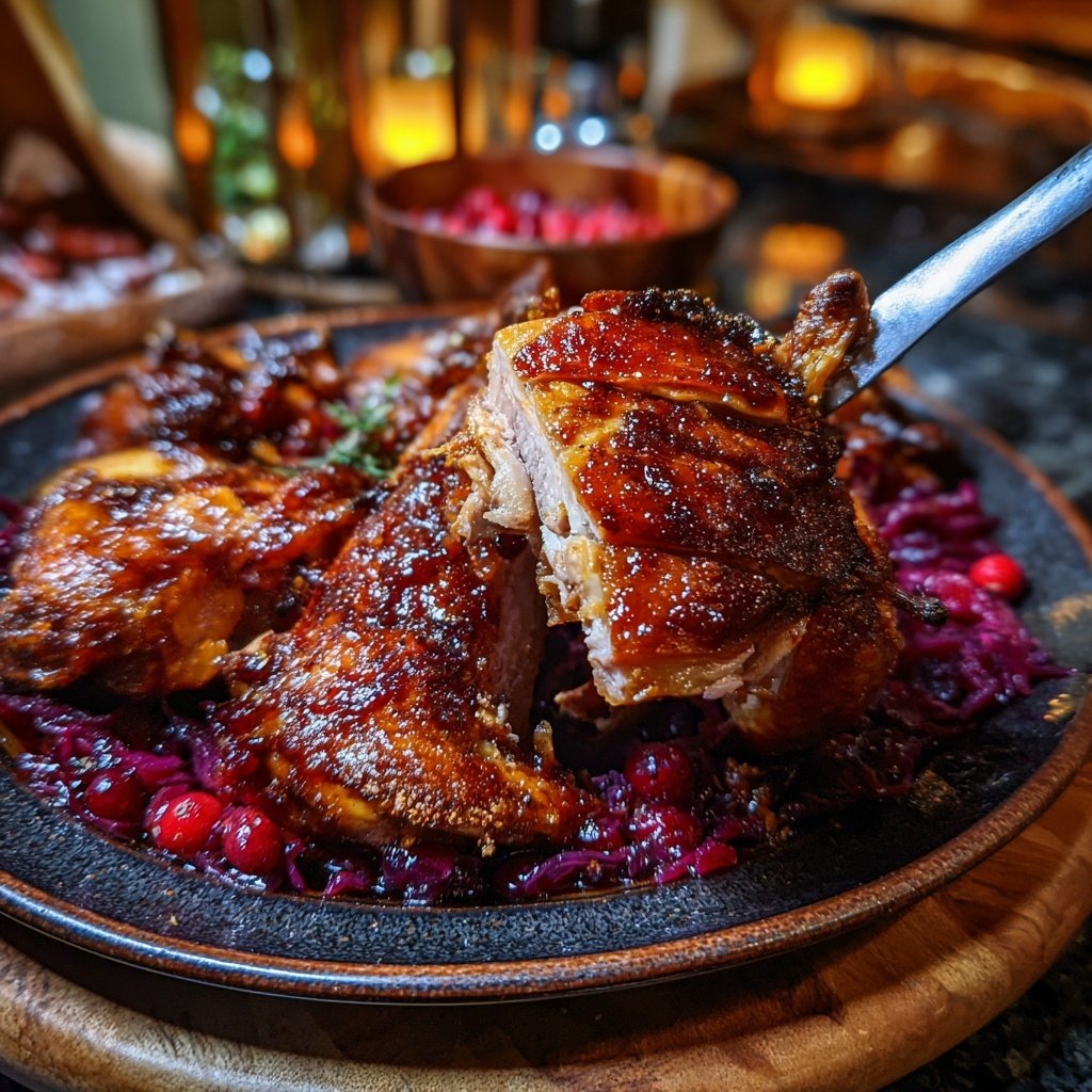 Saisonal & Festlich Weihnachtsgans mit Rotkohl