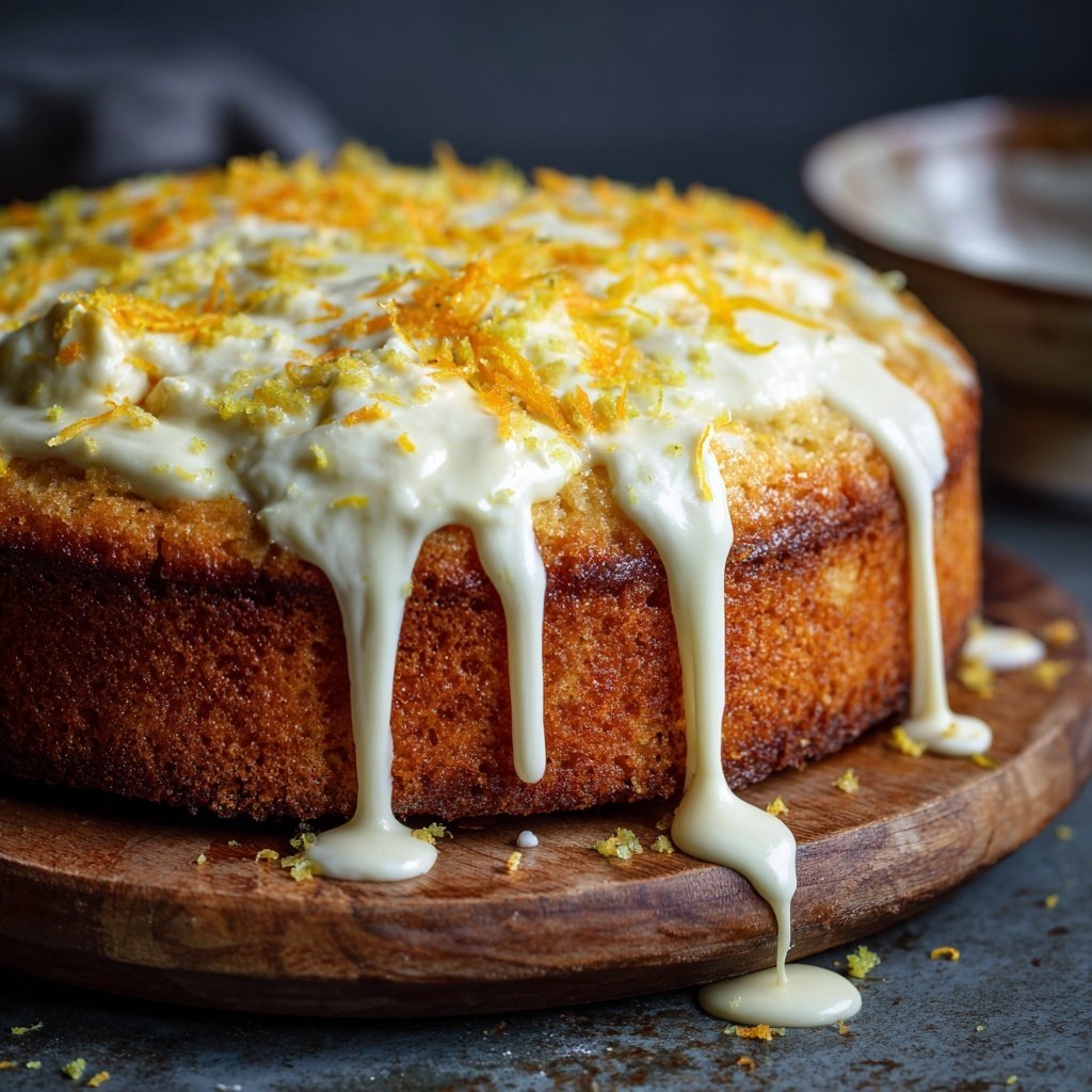Karottenkuchen Mit Frischkäse Zitronen Creme